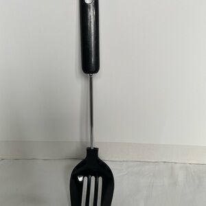 Black Slotted Turner Spatula
